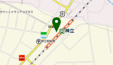 NewDays 神立の地図画像