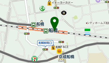 NewDays 船橋の地図画像