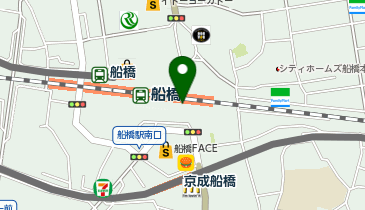 NewDays 船橋改札外南の地図画像