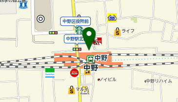 NewDays 中野北口の地図画像