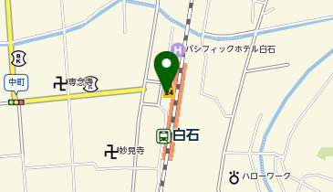 NewDays 白石の地図画像