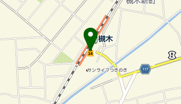 NewDays 槻木の地図画像