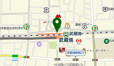 NewDays 武蔵境nonowa口店の地図画像