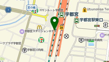 NewDaysミニ 宇都宮16号の地図画像