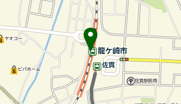 NewDays 龍ケ崎市の地図画像