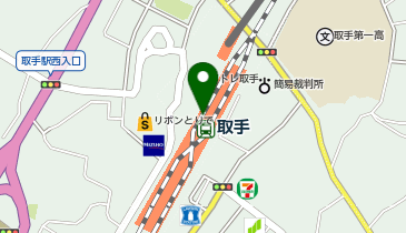 NewDaysミニ 取手1号の地図画像