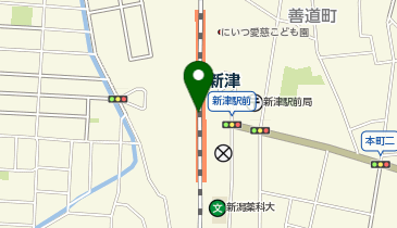 NewDaysミニ 新津の地図画像