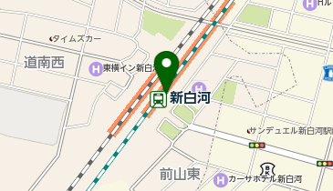 NewDaysミニ 新白河1号の地図画像