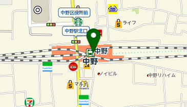 NewDaysミニ 中野8号の地図画像
