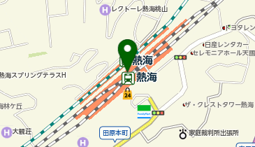 NewDaysミニ 熱海1号の地図画像