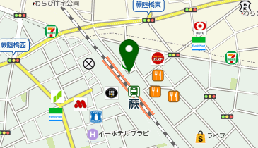 NewDaysミニ 蕨6号の地図画像