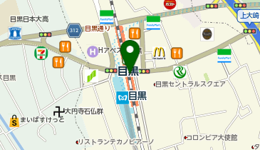 NewDaysミニ 目黒2号の地図画像