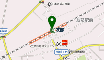 NewDaysミニ 友部の地図画像