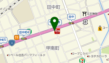 三井住友銀行 甲南支店の地図画像