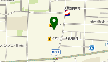 三井住友銀行 イオンモール鶴見緑地店の地図画像