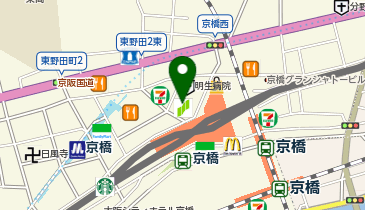 三井住友銀行 京阪エリアの地図画像