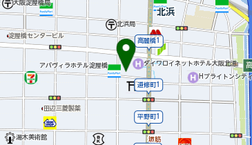 三井住友銀行 大阪中央エリアの地図画像