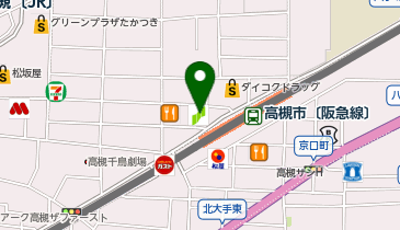 三井住友銀行 高槻支店の地図画像