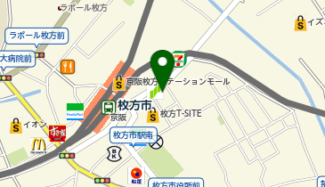 三井住友銀行 枚方支店の地図画像