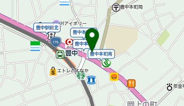 三井住友銀行 豊中支店の地図画像