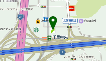 三井住友銀行 千里中央支店の地図画像