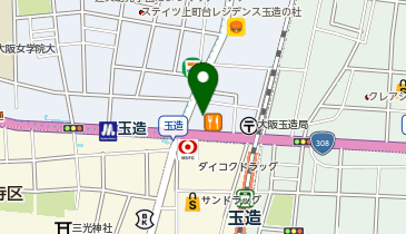 三井住友銀行 玉造支店の地図画像