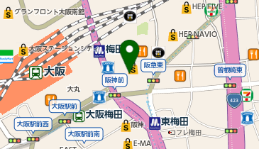 三井住友銀行 堂島支店(法人のお客さま専用窓口)の地図画像