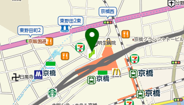 三井住友銀行 京阪京橋支店の地図画像