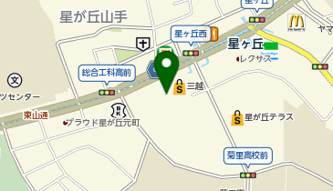 三井住友銀行 星ヶ丘支店の地図画像