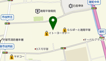 三井住友銀行 ららぽーと湘南平塚店の地図画像
