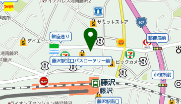 三井住友銀行 湘南エリアの地図画像