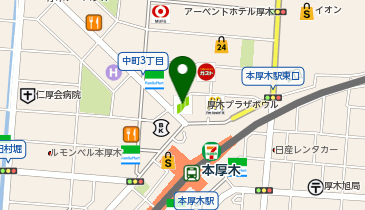 三井住友銀行 厚木相鉄エリアの地図画像