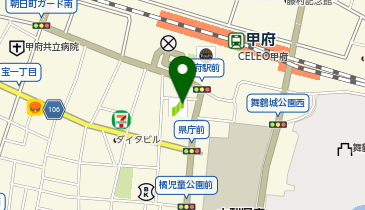 三井住友銀行 甲府支店の地図画像