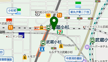 三井住友銀行 武蔵小杉支店の地図画像