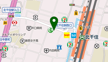 三井住友銀行 千住春日部エリアの地図画像