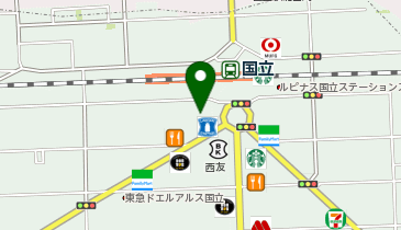 三井住友銀行 国立支店の地図画像