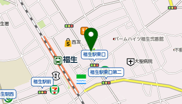 三井住友銀行 福生支店の地図画像