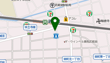 三井住友銀行 武蔵関支店の地図画像