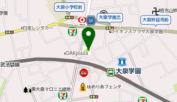 三井住友銀行 大泉支店の地図画像