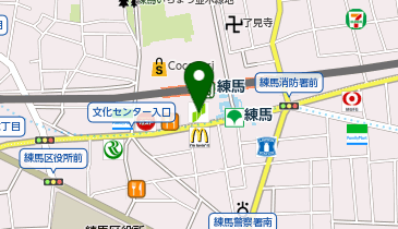 三井住友銀行 光が丘支店の地図画像