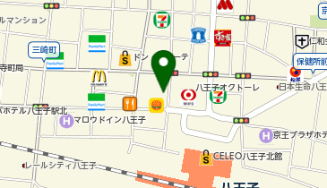 三井住友銀行 八王子支店の地図画像