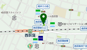 三井住友銀行 西荻窪支店の地図画像