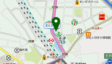 三井住友銀行 王子支店の地図画像