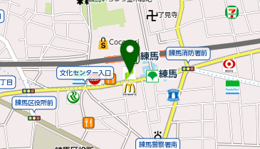 三井住友銀行 練馬支店の地図画像