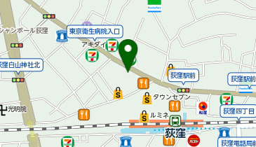 三井住友銀行 荻窪支店の地図画像
