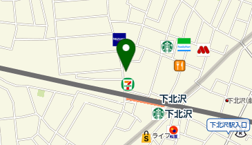 三井住友銀行 下北沢支店の地図画像