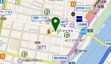 三井住友銀行 浅草支店の地図画像