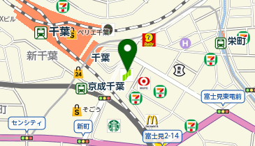 三井住友銀行 千葉支店の地図画像