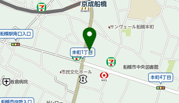 三井住友銀行 船橋支店の地図画像