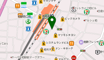 三井住友銀行 柏支店の地図画像
